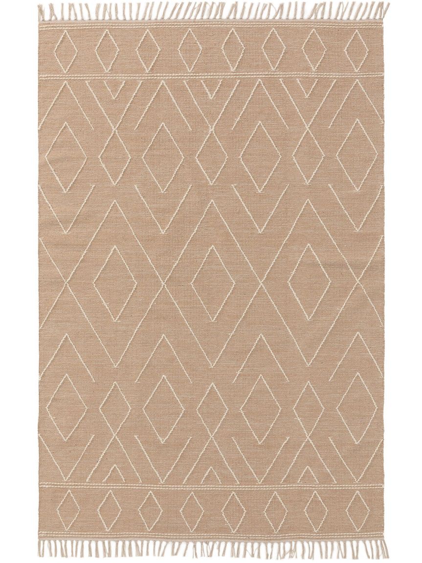 Baumwollteppich Sydney Beige - Voelpe