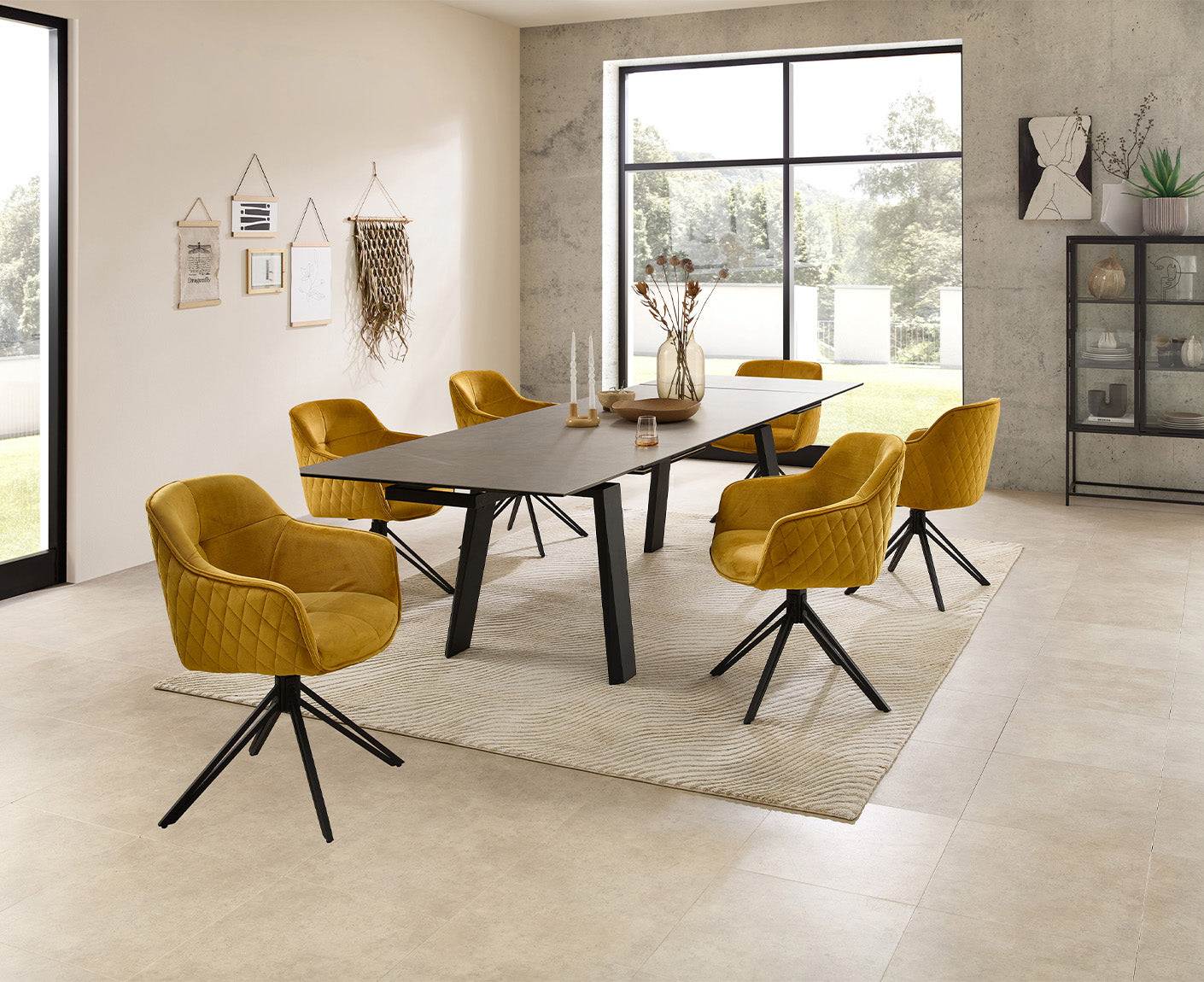 Janis Esstisch 200-300x100 cm Keramik ausziehbar