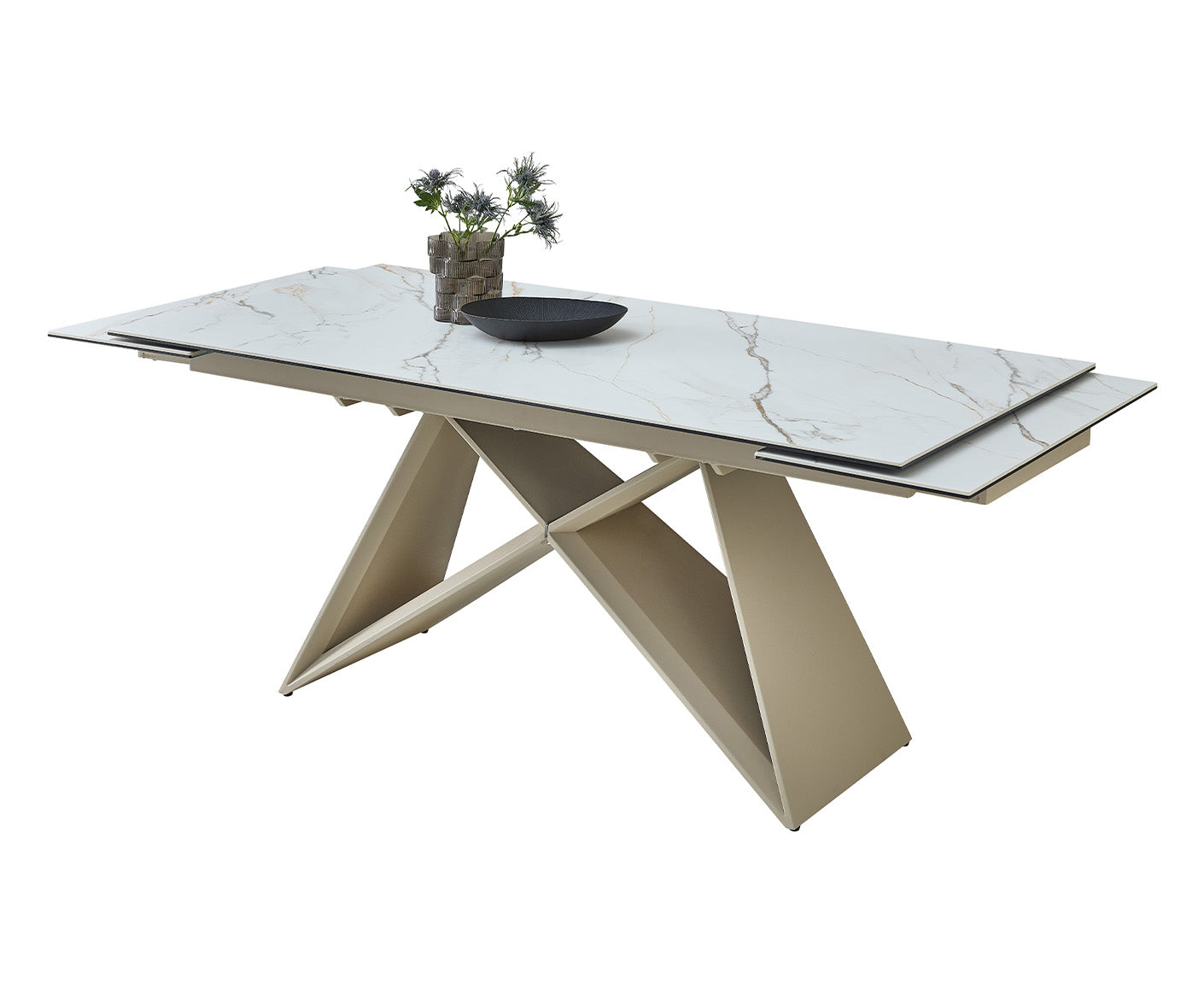 Jamiro Esstisch 180-260x90 cm Keramik ausziehbar