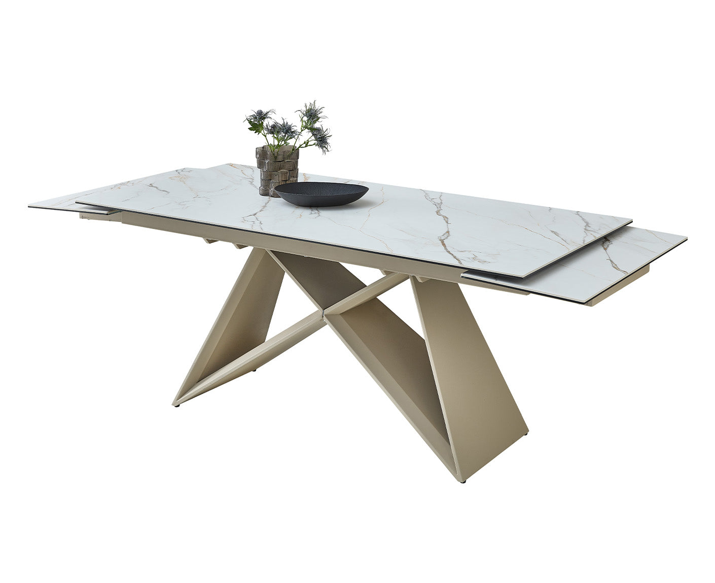 Jamiro Esstisch 180-260x90 cm Keramik ausziehbar