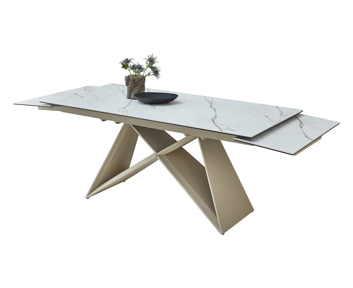 Jamiro Esstisch 180-260x90 cm Keramik ausziehbar