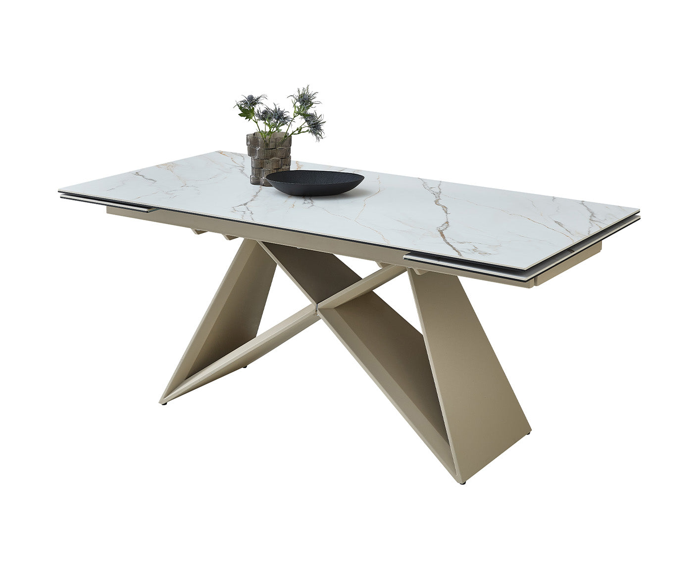 Jamiro Esstisch 180-260x90 cm Keramik ausziehbar