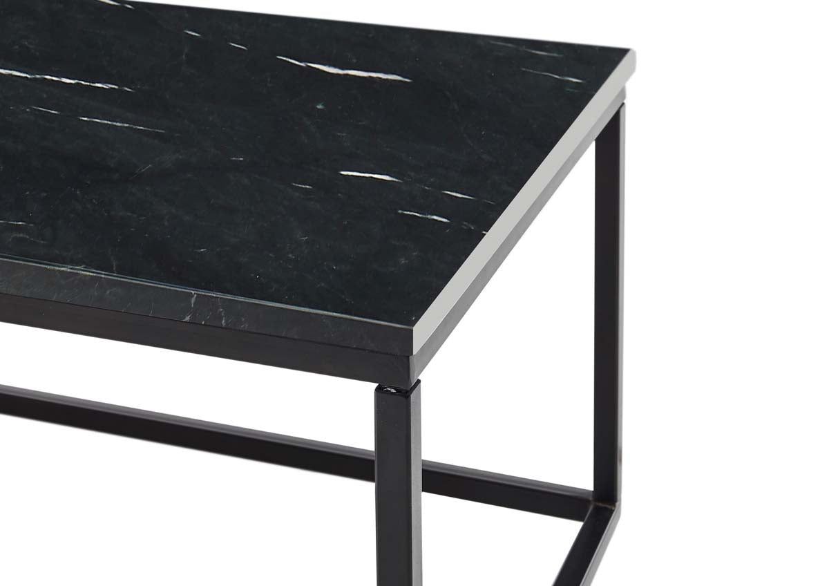 Keno Couchtisch Marmor Schwarz