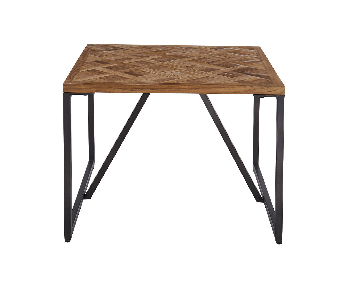Lola Couchtisch 2er Set recycelten Teak gemustert