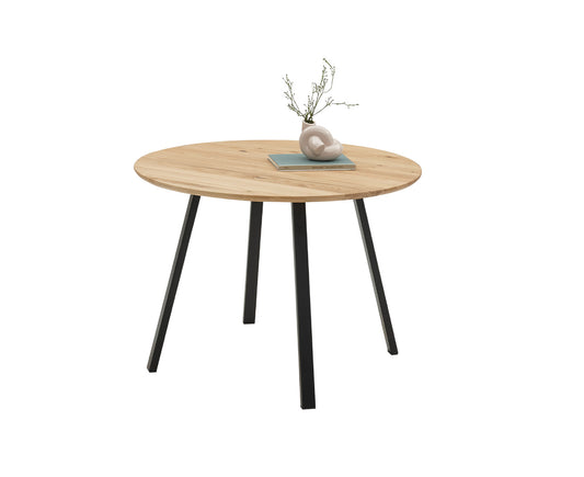 Nils Esstisch Ø 110 cm Eiche Massivholz