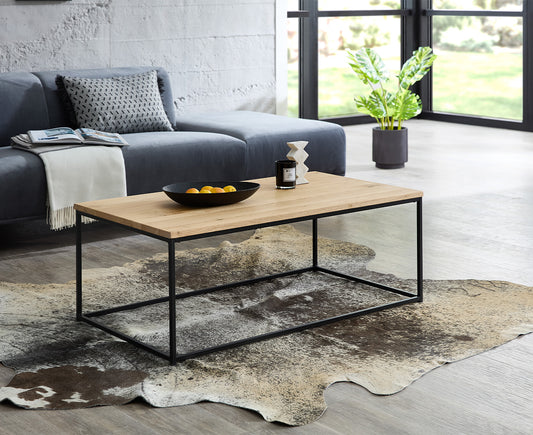 Thor Couchtisch 110x60 cm Eiche Massivholz geölt