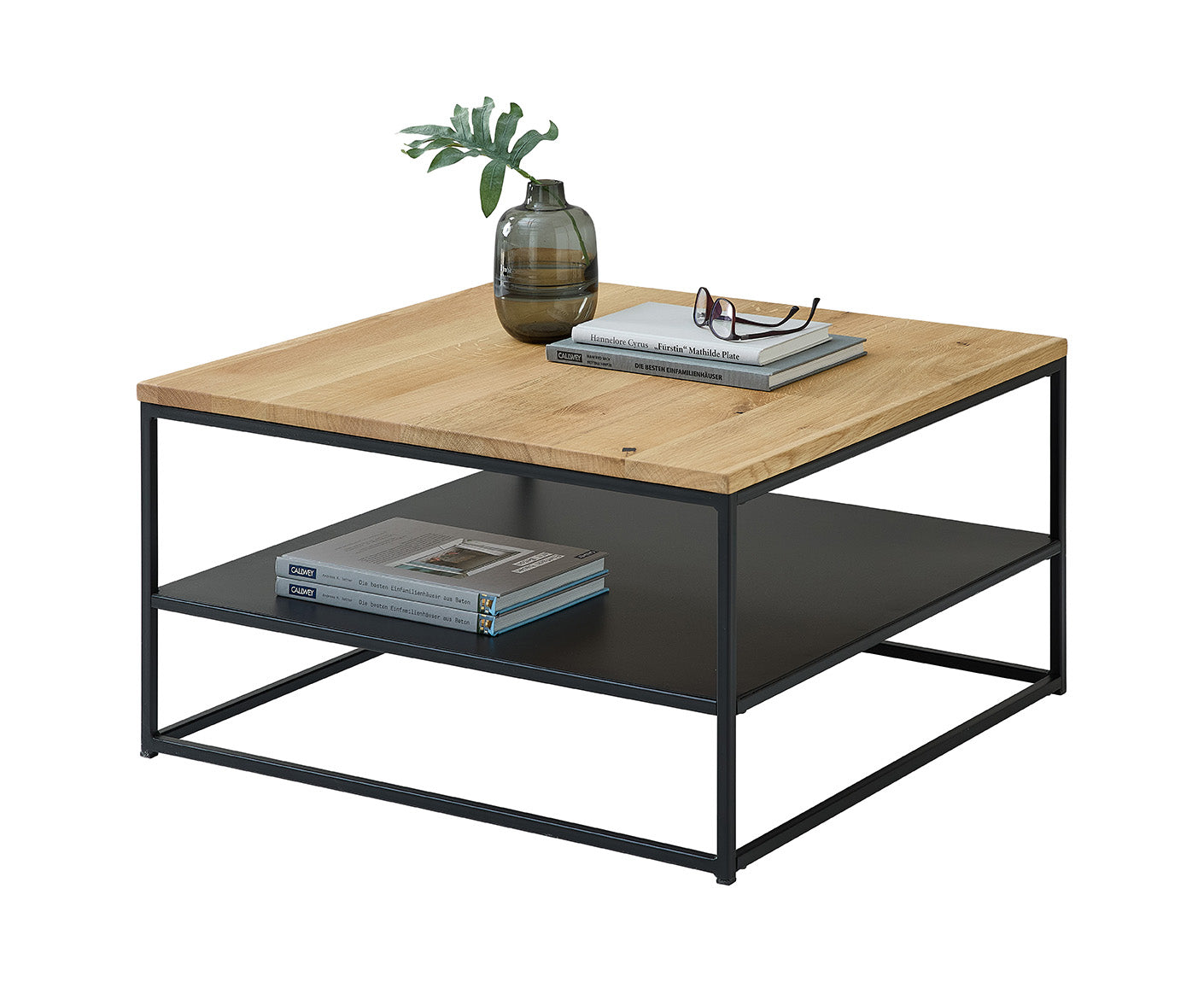 Tilda Couchtisch 75x75 cm Eiche Massivholz geölt