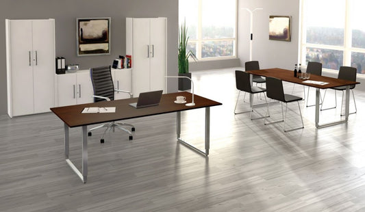 AVETO TYP1 Komplettbüro Büro Komplettset Office Weiß/Wenge