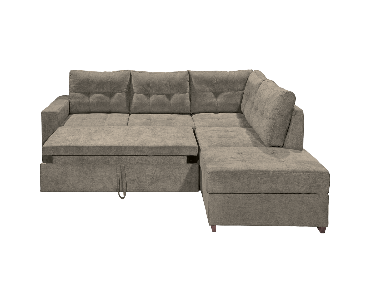 Adone Ecksofa 234 x 213 cm, mit Schlaffunktion & Bettkasten - Voelpe