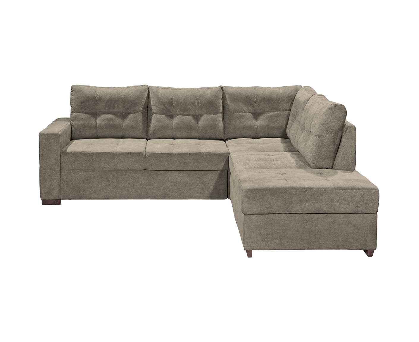 Adone Ecksofa 234 x 213 cm, mit Schlaffunktion & Bettkasten - Voelpe