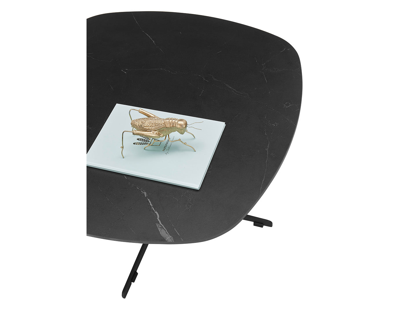 Aiden Couchtisch 80x80 cm Keramik Anthtrazit