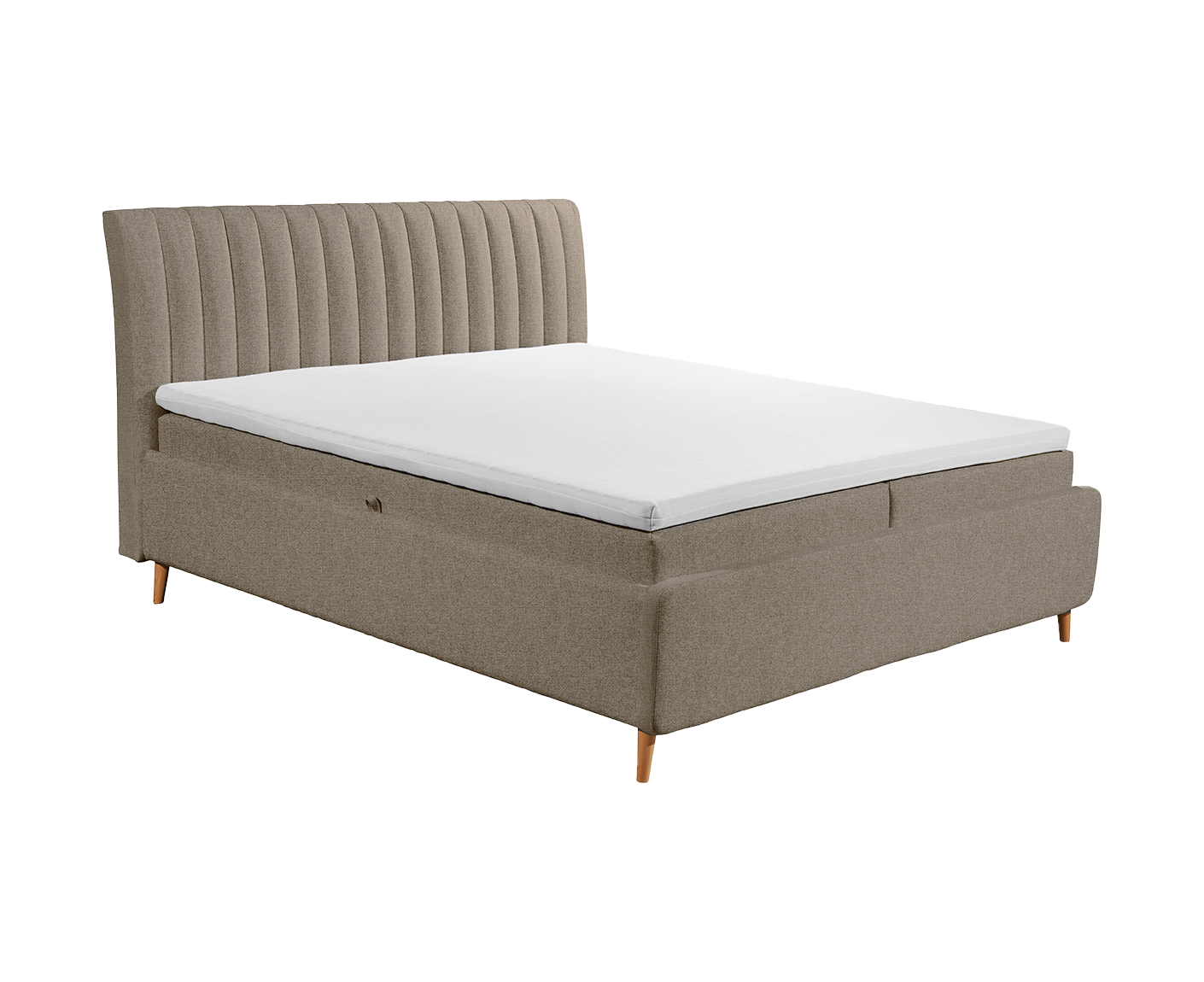 Akron Boxbett / Polsterbett Doppelbett mit Bettkasten 160x200 - 180x200 cm