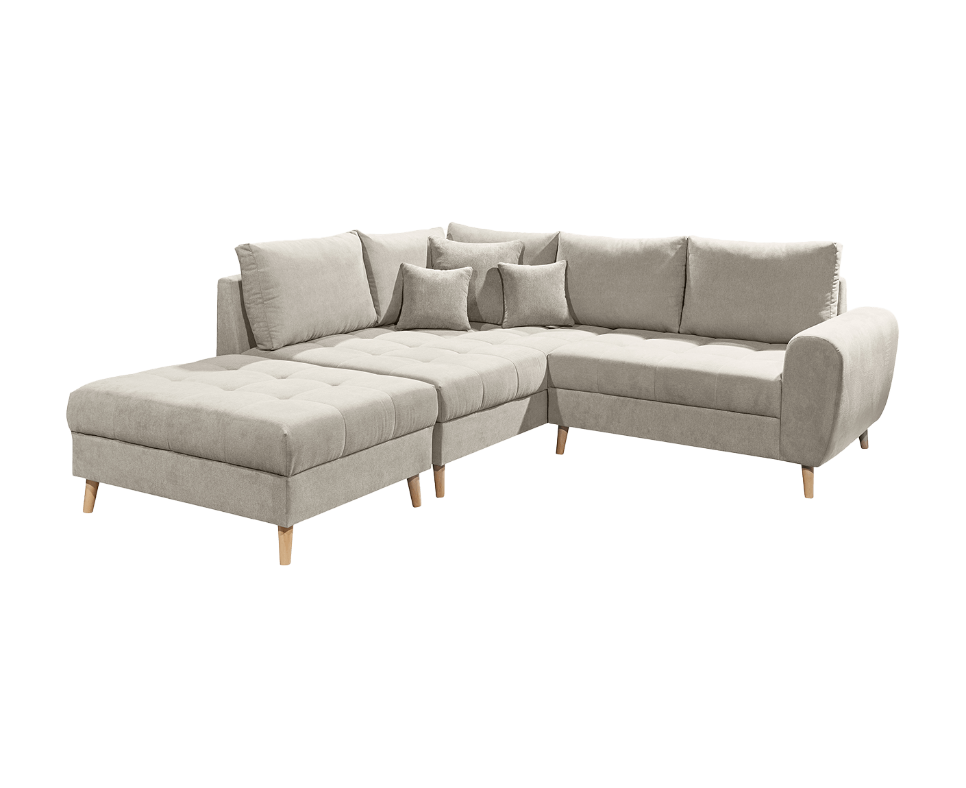 Alice Ecksofa inkl. Hocker 249x175 cm - Voelpe