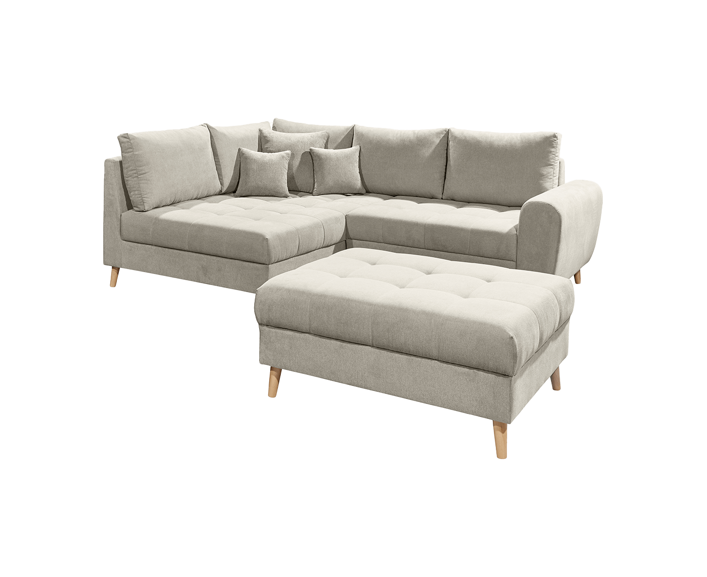 Alice Ecksofa inkl. Hocker 249x175 cm - Voelpe