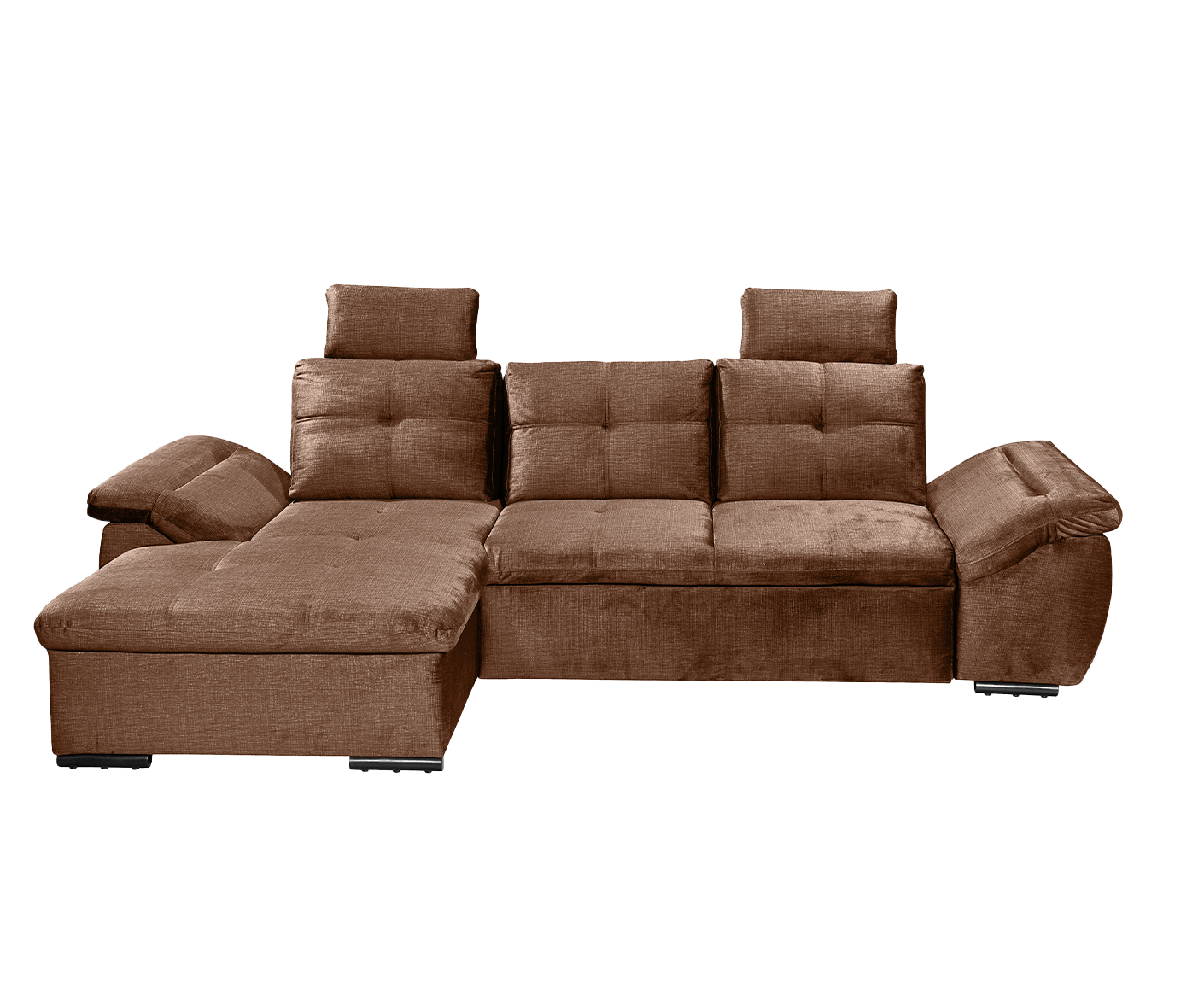 Alija Ecksofa 265 x 217 cm, mit Schlaffunktion und Bettkasten