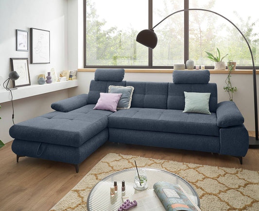 Altona Ecksofa 274 x 177 cm, mit Schlaffunktion & Bettkasten - Voelpe