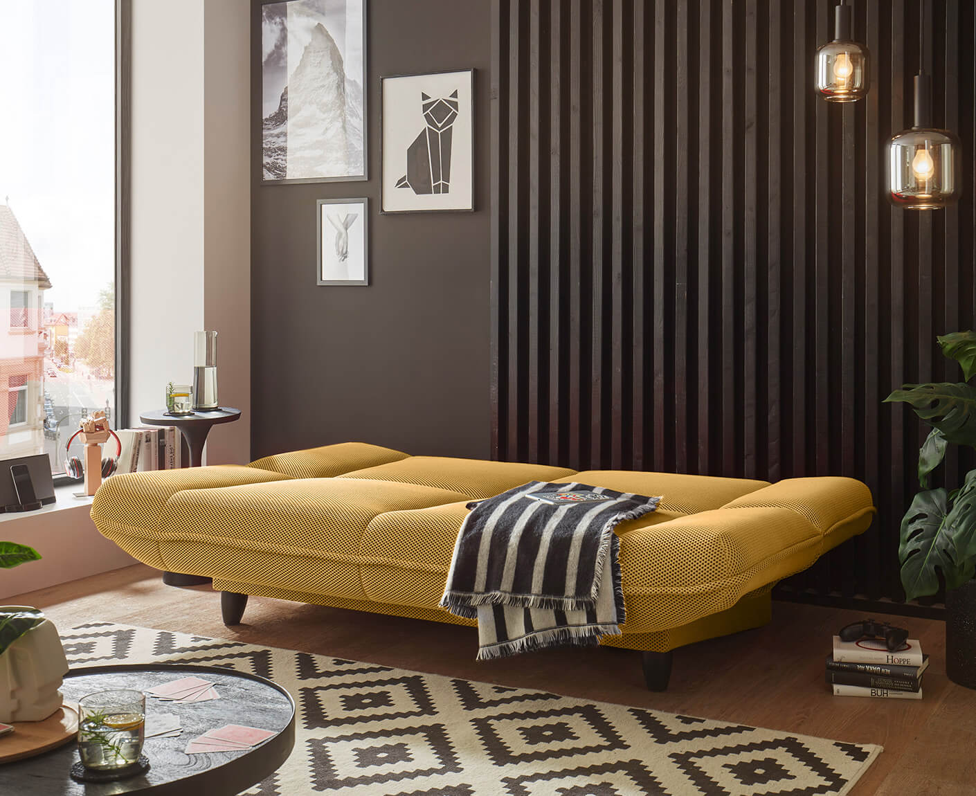Amalia Schlafsofa 200 x 90 cm, mit Bettkasten