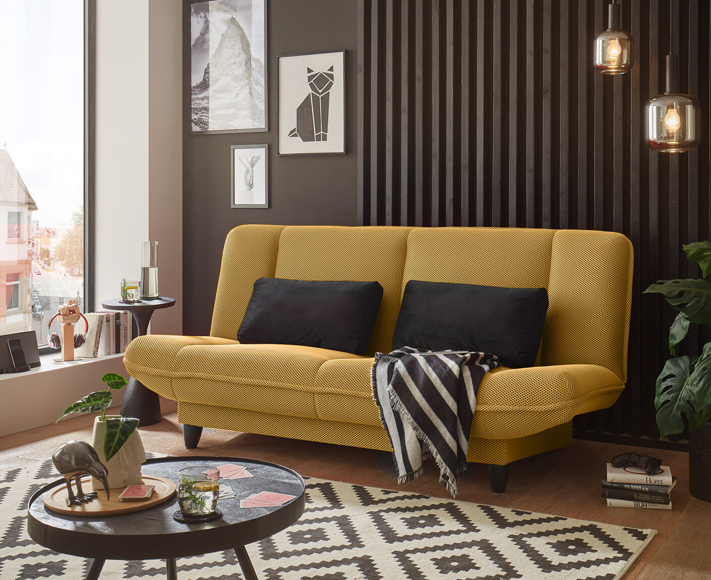 Amalia Schlafsofa 200 x 90 cm, mit Bettkasten