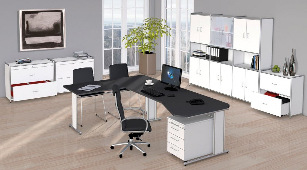 ARTLINE TYP13 Komplettbüro Büro Komplettset Office Weiß