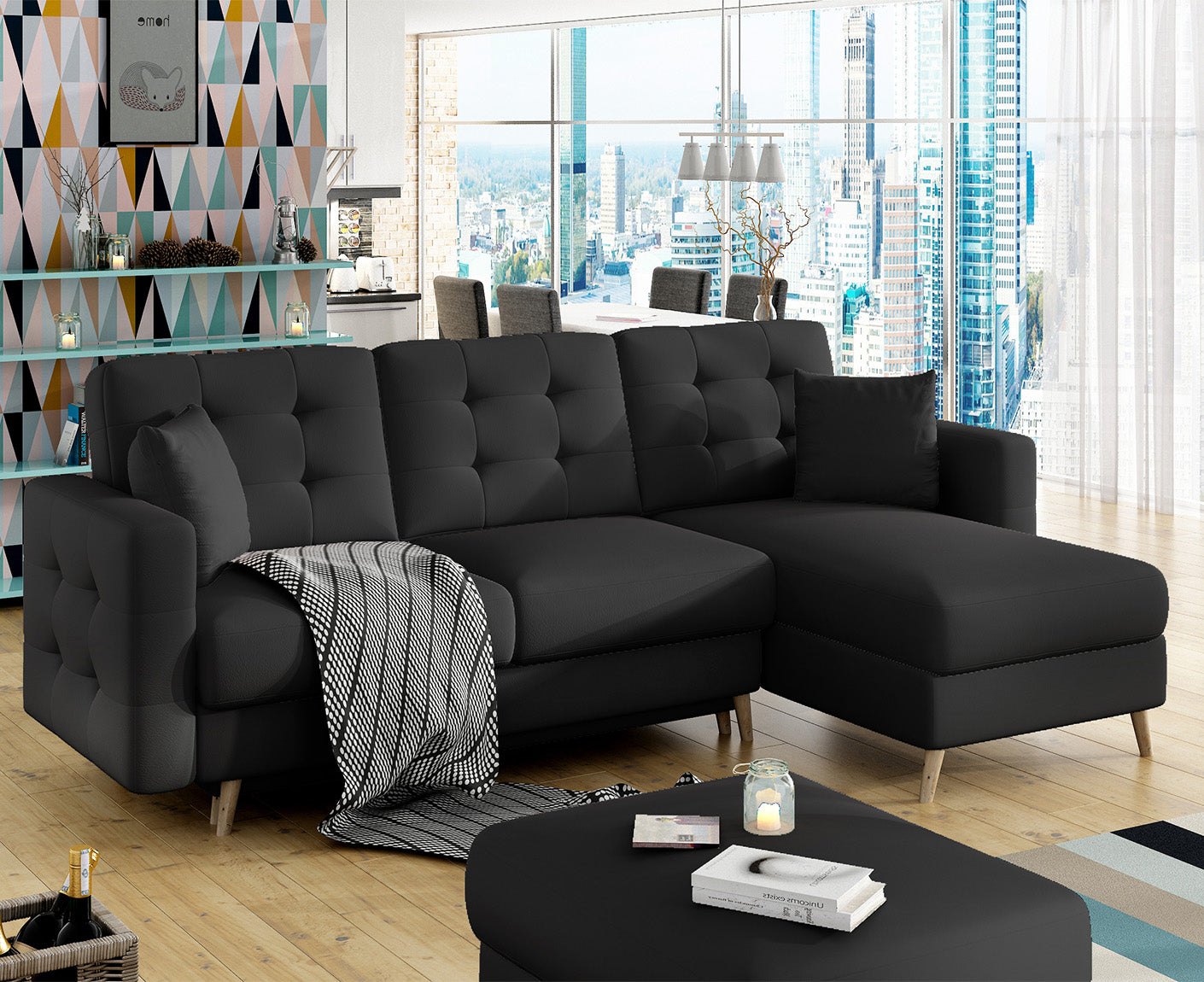 Asgard Ecksofa 250 x 162 cm, Kunstleder