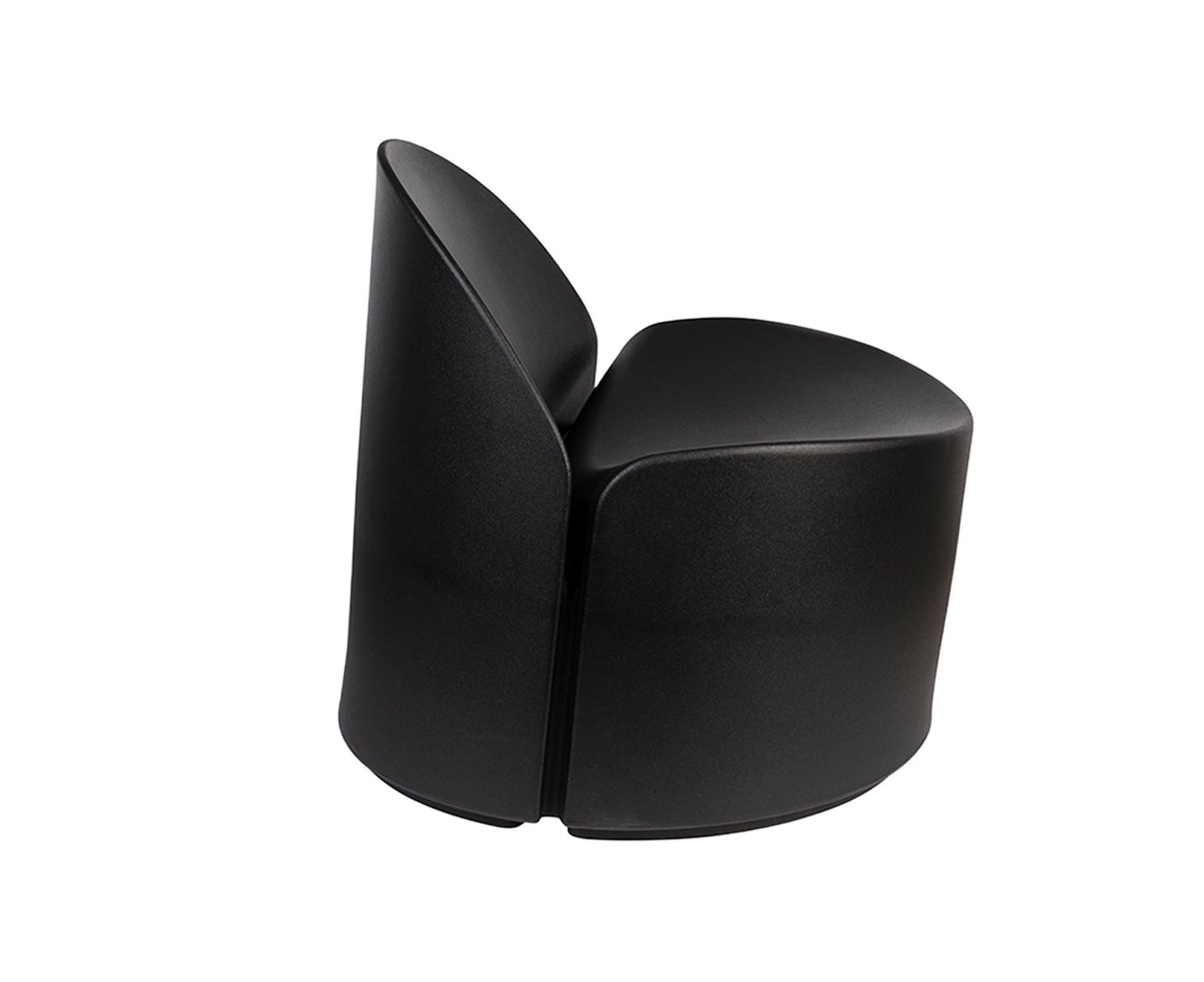 Bloom Outdoor Sessel aus Ökopixel Schwarz