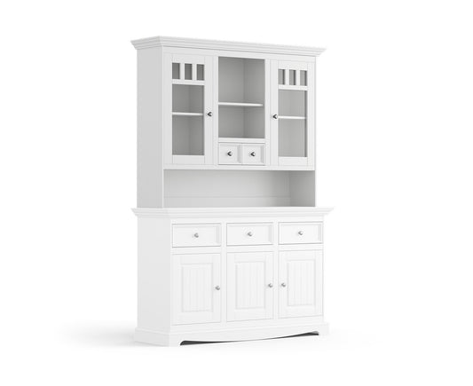 Belluno Elegante Küchenbuffet Aufsatz Erweiterung Massivholz
