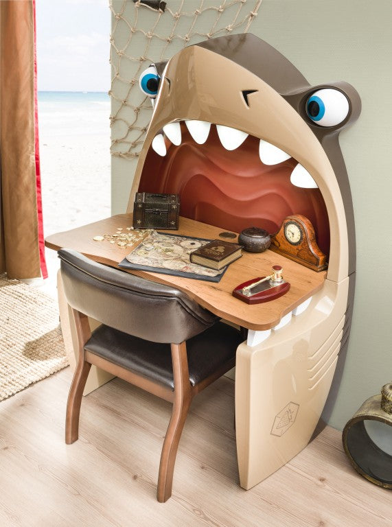 Cilek PIRATE Shark Computertisch Hai Schreibtisch Tisch Kinderzimmer Haifisch - Voelpe