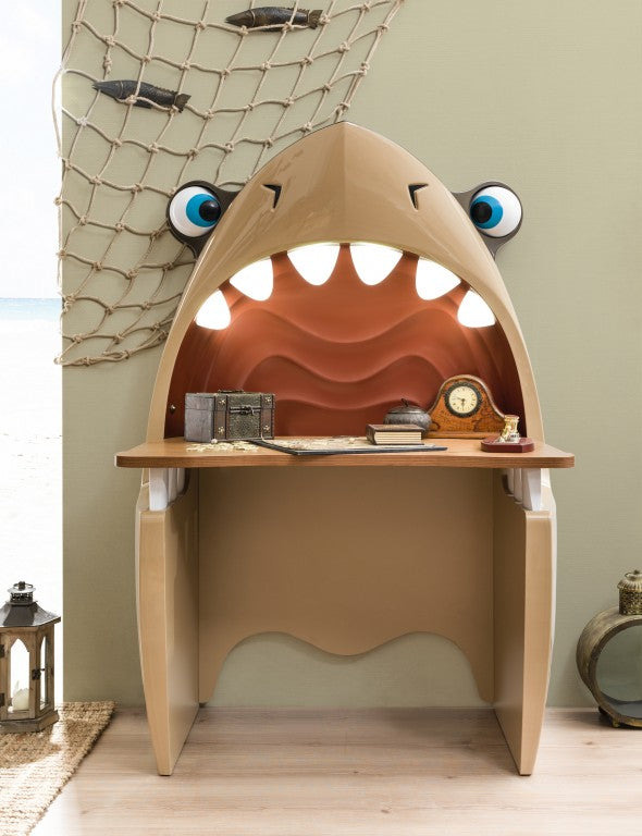 Cilek PIRATE Shark Computertisch Hai Schreibtisch Tisch Kinderzimmer Haifisch - Voelpe