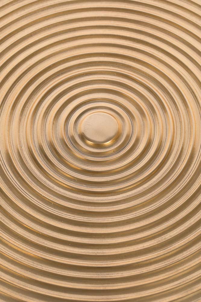 HYPNOTISING ROUND Esszimmertisch Ø92 cm Gold - Voelpe