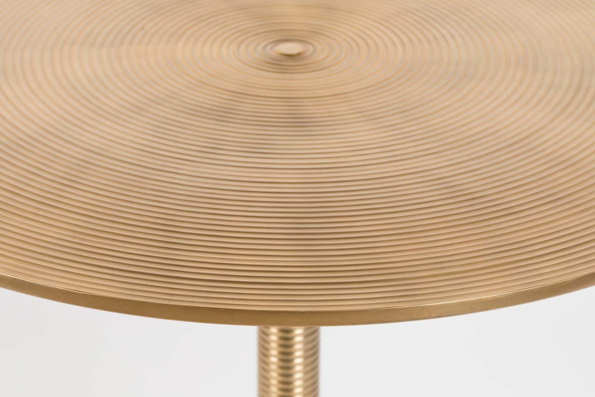 HYPNOTISING ROUND Esszimmertisch Ø92 cm Gold - Voelpe