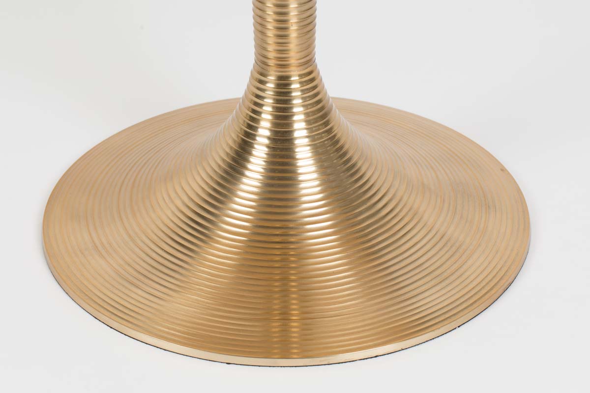 HYPNOTISING ROUND Esszimmertisch Ø92 cm Gold - Voelpe