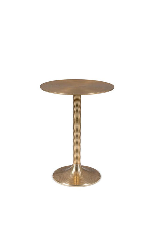 HYPNOTISING ROUND Beistelltisch Ø37 cm Gold - Voelpe