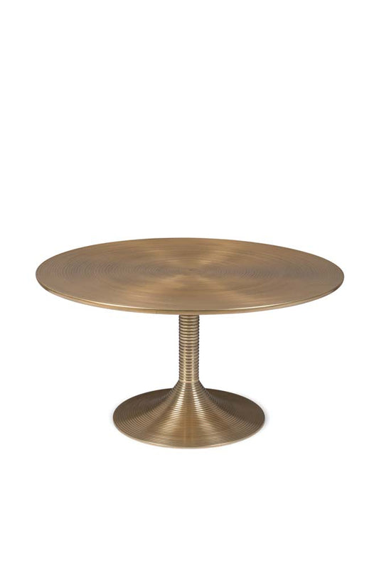 HYPNOTISING ROUND Couchtisch Ø77 cm Gold - Voelpe