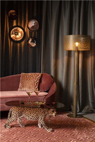 DOPE AS HELL Couchtisch Leoparden Muster