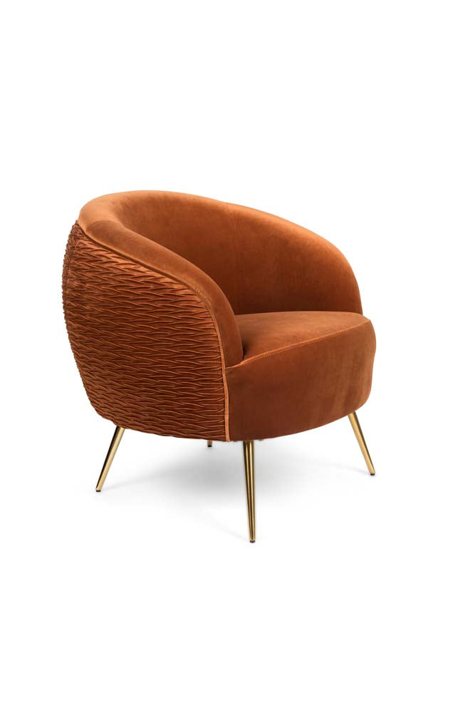 SO CURVY Loungesessel Orange - Voelpe