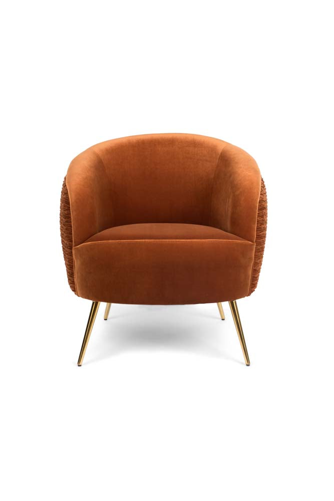 SO CURVY Loungesessel Orange - Voelpe