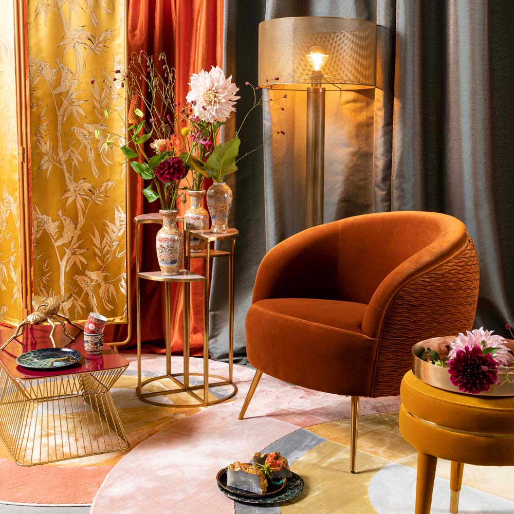 SO CURVY Loungesessel Orange