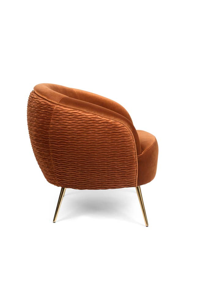 SO CURVY Loungesessel Orange - Voelpe