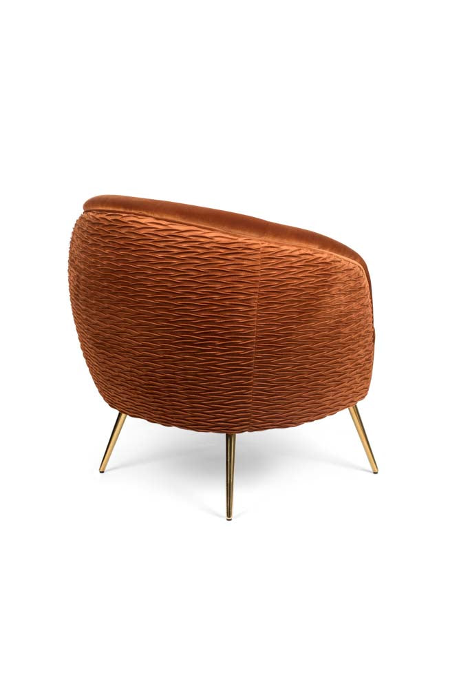 SO CURVY Loungesessel Orange - Voelpe