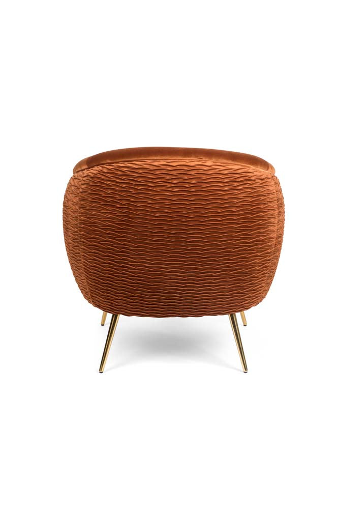 SO CURVY Loungesessel Orange - Voelpe