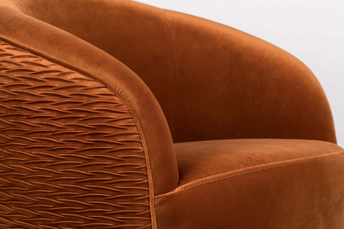 SO CURVY Loungesessel Orange - Voelpe