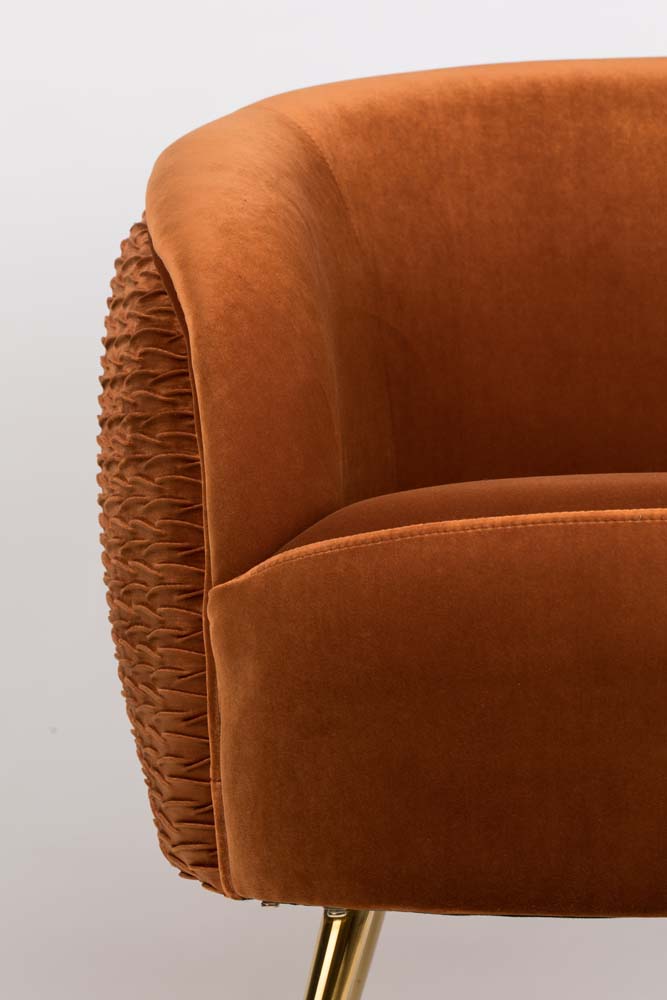 SO CURVY Loungesessel Orange - Voelpe