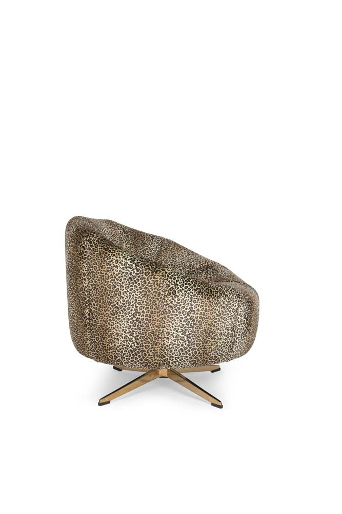 WHERE THE SUN DOESN'T SHINE Sessel Leoparden Muster