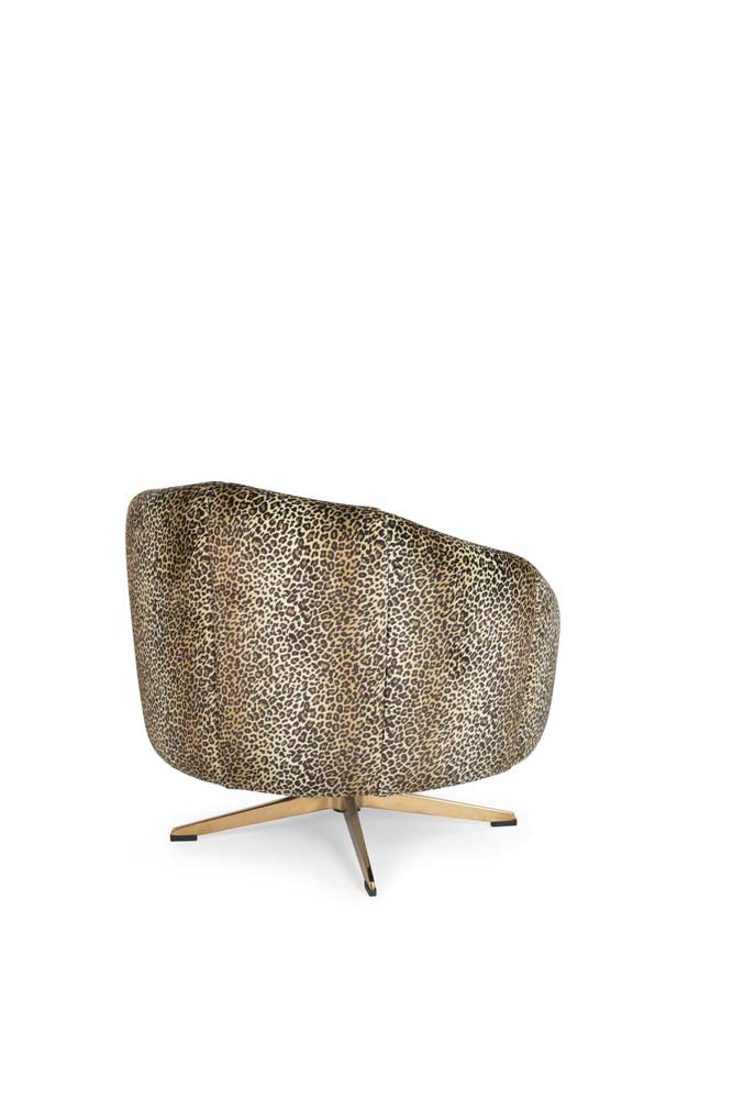 WHERE THE SUN DOESN'T SHINE Sessel Leoparden Muster