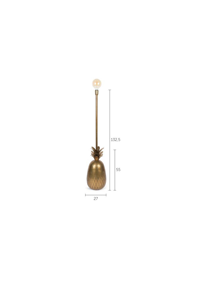 JUICY PINEAPPLE Stehlampe E27 Gold - Voelpe