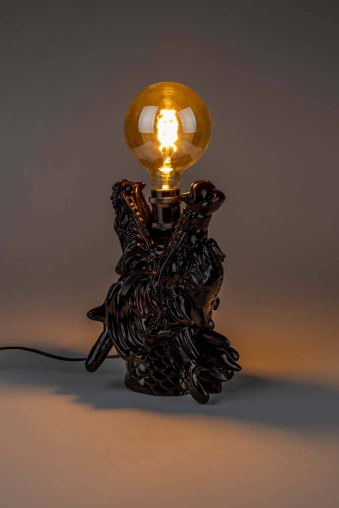 DRAGONIZED BASTARD Tischlampe Schwarz - Voelpe