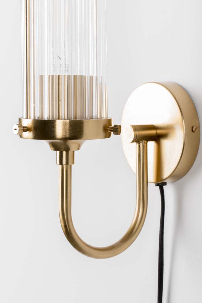 ANGEL ON FIRE Wandlampe E27 Messing