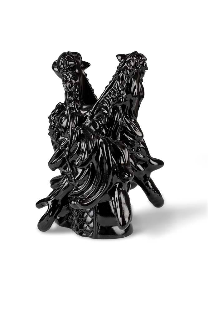 DRAGONIZED BASTARD Vase Schwarz - Voelpe