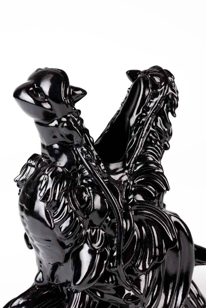 DRAGONIZED BASTARD Vase Schwarz - Voelpe