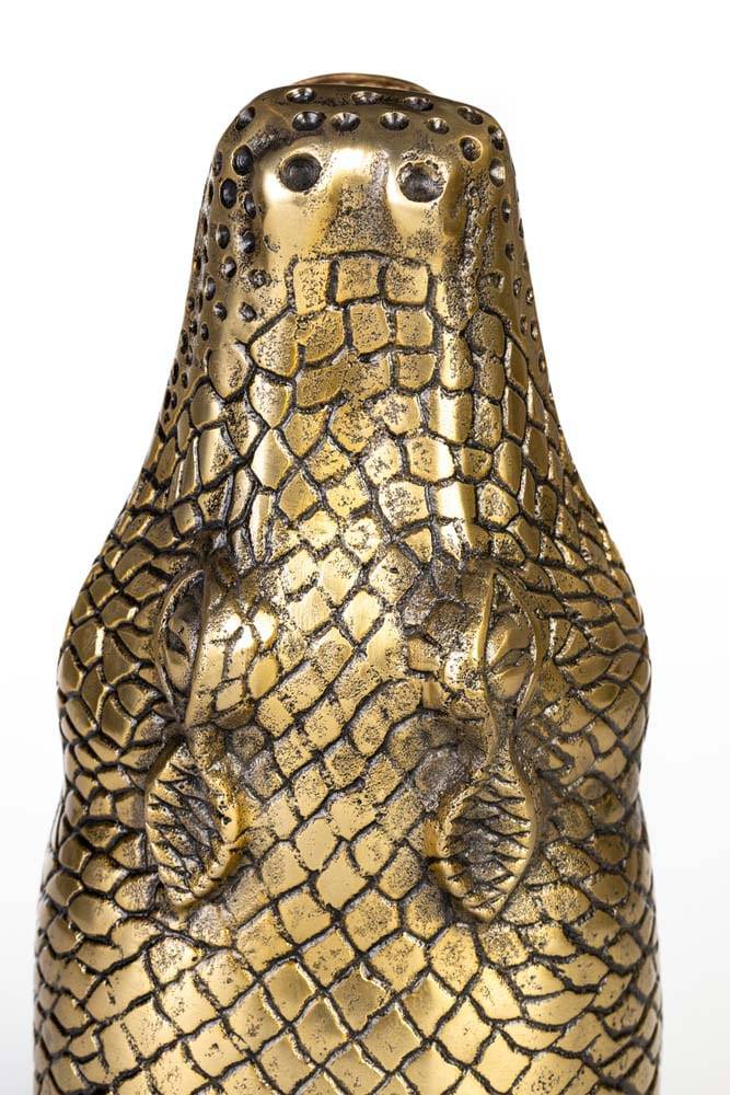 2x SEE YOU LATER ALLIGATOR Vase Gold - Voelpe